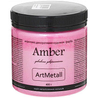 Декоративная краска Amber акриловая розовый шелк 0.4кг