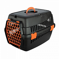 Переноска SGbox для собак и котов до 6 кг SG 35x49x32,5 см черный/микс SG16053