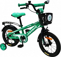 Велосипед детский Like2bike Dark Rider черно-зеленый 201403