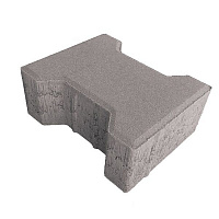 Тротуарная плитка Brukland Тавр серый Н= 80 мм