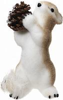 Декоративная фигура Белочка с шишкой 30 см
