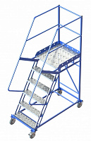 Лестница передвижная SHLM 1,5 м STOREHOUSE SHLM0015000160