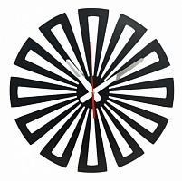 Часы Геометрия 362 мм черный