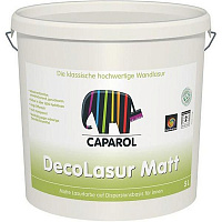 Фарба декоративна DecoLasur Matt Caparol білий 1 л