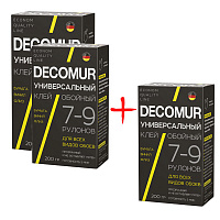 Клей для шпалер Decomur Decomur Універсал 2+1 шт.