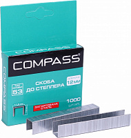 Скоби для ручного степлера Compass 12 мм тип 53 (А) 1000 шт.