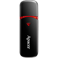 Флеш-пам'ять Apacer AH333 16 ГБ USB 2.0 black (AP16GAH333B-1) 