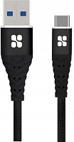 Кабель Promate NerveLink-C USB — Type-C 1,2 м черный (nervelink-c.black) 