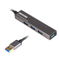 USB-хаб Maxxter HU3A-4P-02 USB 3.0 Type-A на 4 порта