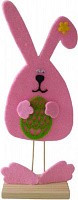 Декоративное изделие Гулівер Країна Кролик 25 см розовий