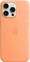 Чехол Apple Silicone Case with MagSafe для Apple iPhone 15 Pro Max orange sorbet (MT1W3ZM/A)