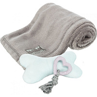 Набор Trixie одеяло и две игрушки полиэстер/коттон/термопл резина 22 см/13 см 3 шт арт. 15581