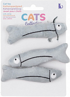 Набор игрушек Koopman для кошек 3 шт. серый 491003440