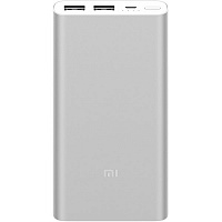 Внешний аккумулятор (Powerbank) Xiaomi Mi 2s 10000 mAh silver (359775)