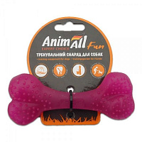 Игрушка для собак AnimAll Кость 12 см фиолетовая 88114