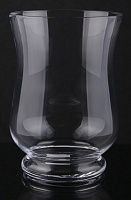 Ваза стеклянная прозрачная Тюльпан 19х27 см Wrzesniak Glassworks