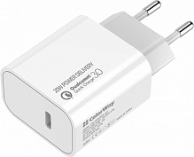 Зарядний пристрій ColorWay Power Delivery Port USB Type-C 20W V2 white (CW-CHS026PD-WT) 
