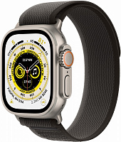 Смарт-часы Apple Watch Ultra GPS + Cellular, 49mm Titanium Case with Black/Gray Trail Loop -M/L