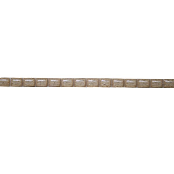 Бордюр Grandkerama олівець бежевий скло 200х13 мм