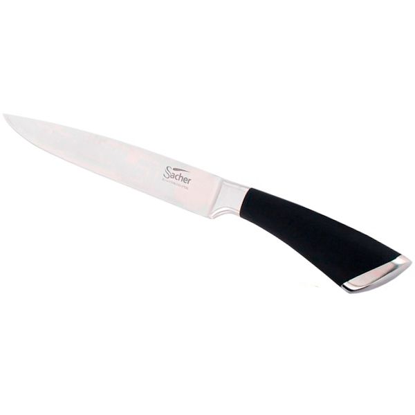 Нож для мяса Sacher черный 20 см