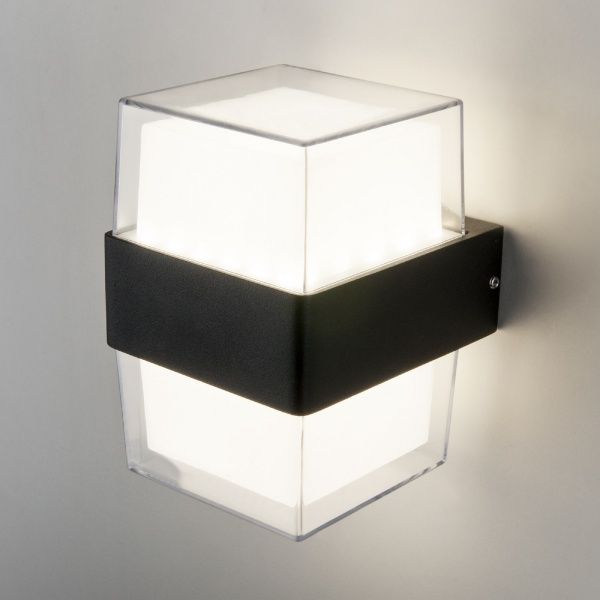 Светильник уличный настенный Strotskis 1519 Techno LED Maul 1x12 Вт черный 