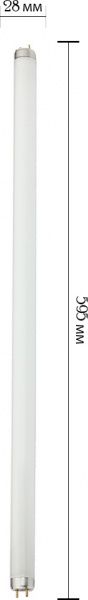 Лампа люминесцентная Osram Lumilux 18 Вт G13 4000 К 220 В T8 (4008321206237) 