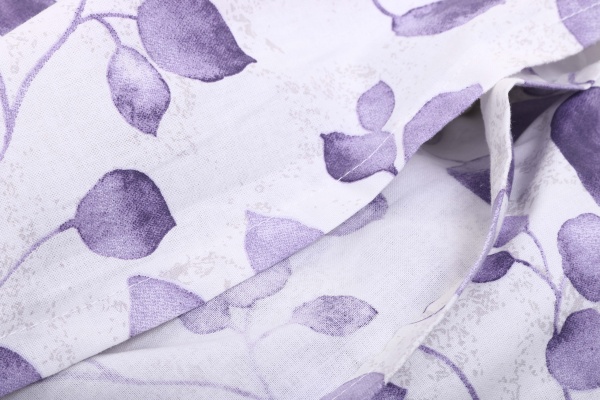 Комплект постельного белья Basic Бруно премиум 1.5 фиолетовый Luna 