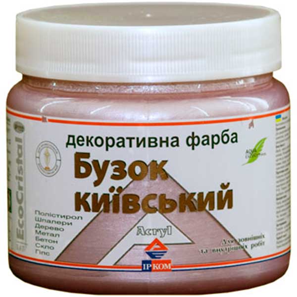 Краска декоративная акриловая Ircom Decor киевская сирень 0,1 л