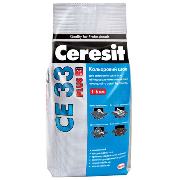 Фуга Ceresit CE33 Plus 101 молочная 2 кг