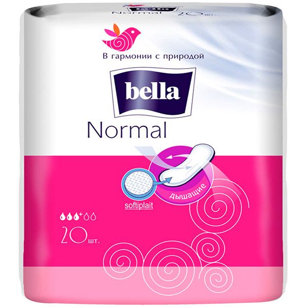 Прокладки гигиенические Bella Normal softiplait normal 20 шт.