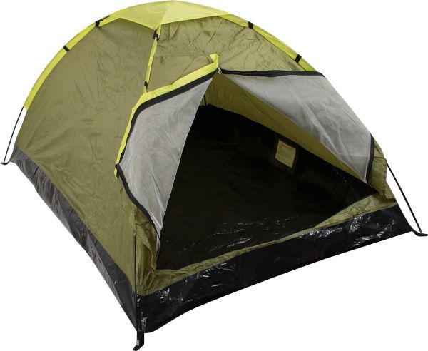 Палатка FDT-1101 туристическая 2-х местная 205х150х105 см зеленый