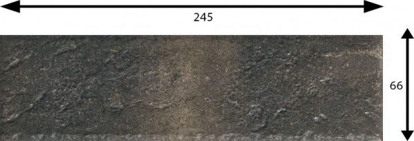 Клинкерная плитка Fondi brown elewacja 24,5x6,6 Ceramika Paradyz