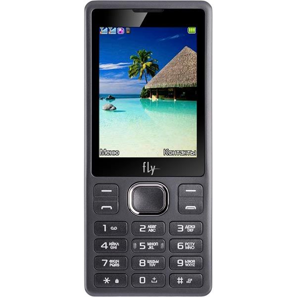 Телефон мобільний Fly FF282 Black