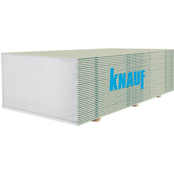 Гипсокартон стеновой Knauf 2000x600x12.5 мм