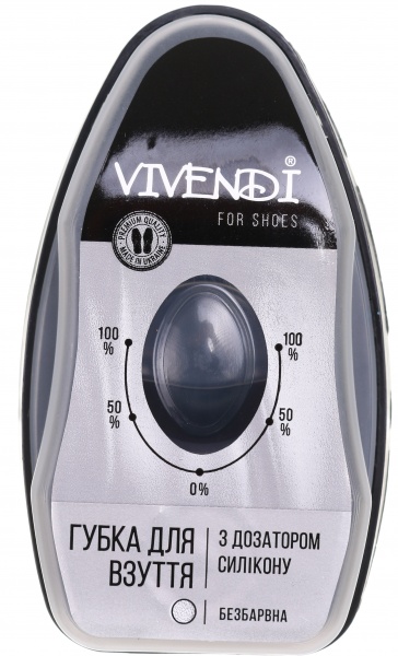 Губка Vivendi с дозатором силикона 6 мл бесцветный