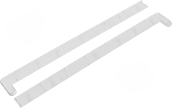 Торцевая заглушка Brilliant® 300х20х5 мм белый для подоконника 