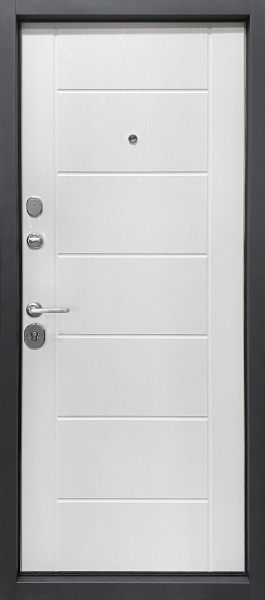 Дверь входная Министерство дверей Лидер - 72 (МИКС) венге структурный 2050x960 мм правая