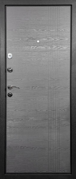 Дверь входная Двері БЦ Синевир (Дуб Грифель) черный муар 2050x960 мм правая