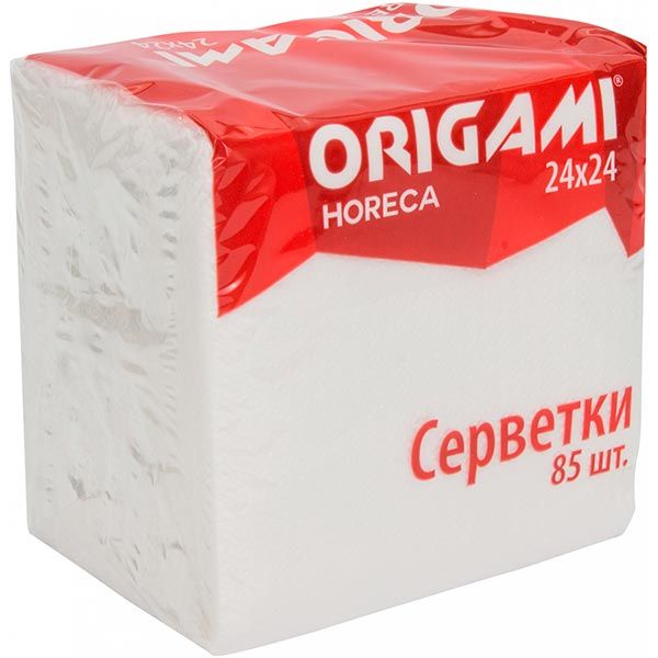 Салфетки Origami белые 85 шт