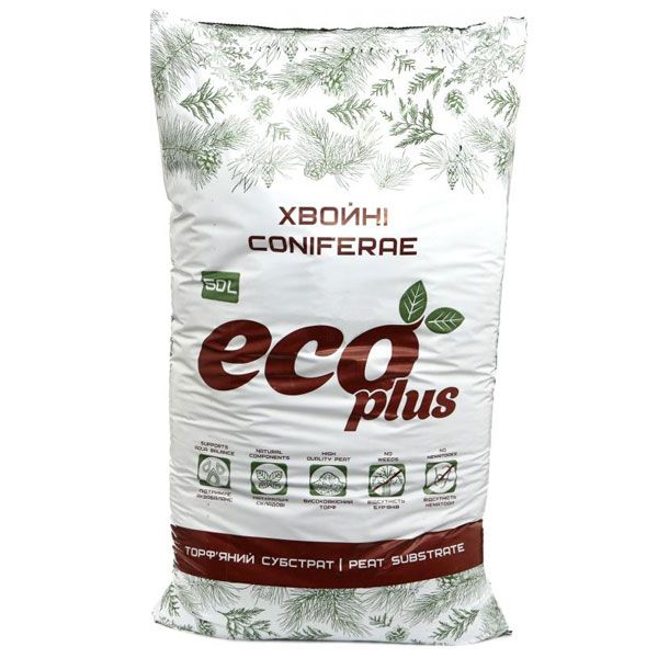Субстрат Eco Plus для хвойных растений 50 л