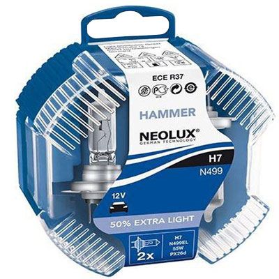Автолампа Neolux Hammer H7 12V/55W N499EL - duobox 765819