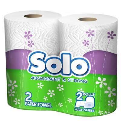 Полотенца бумажные Solo 2 шт