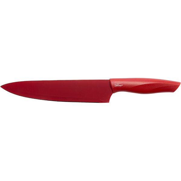 Нож для мяса Sacher красный 20 см
