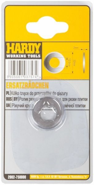 Ролик для плиткореза Hardy 74562 2002-750000