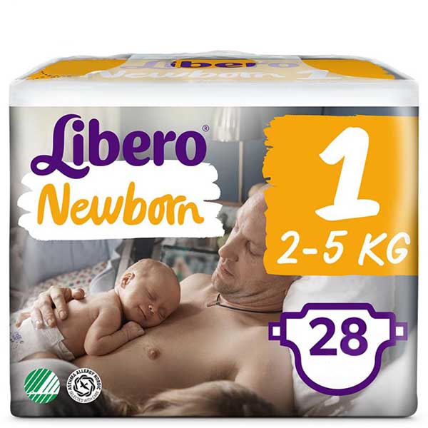 Подгузники Libero New Born 1 2-5 кг 28 шт.