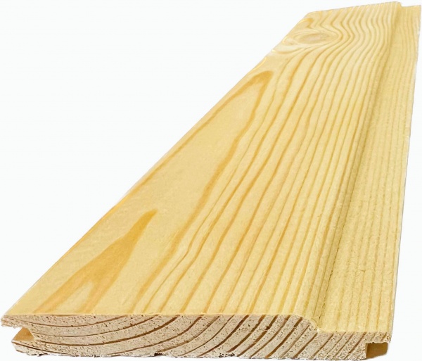 Вагонка деревянная Даніком Груп 13х90х1500 мм 1 сорт цельная