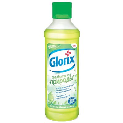 Средство для мытья пола Glorix Забота от природы 1 л