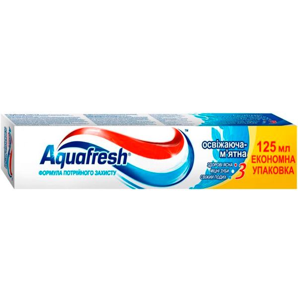 Зубная паста Aquafresh Освежающая мята 125 мл