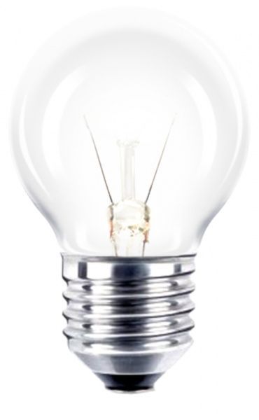 Лампа накаливания Techlamp P45 60 Вт E27 230 В прозрачная 