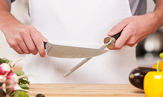 Как заточить кухонный нож